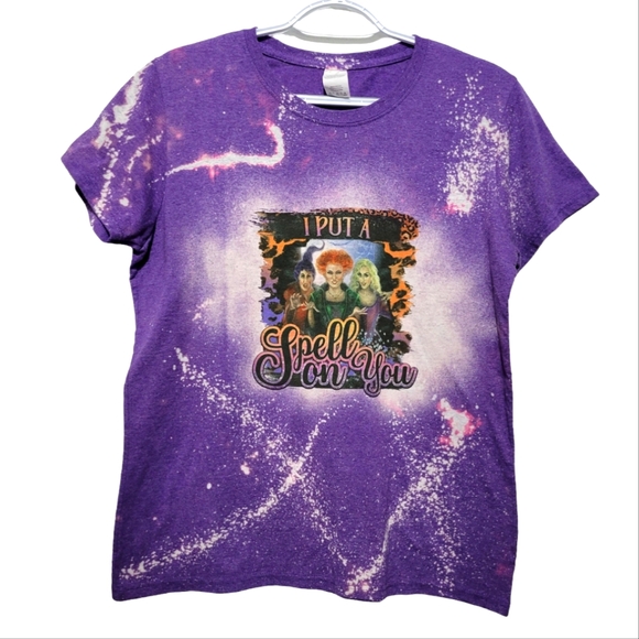 hocus pocus max tie dye shirt